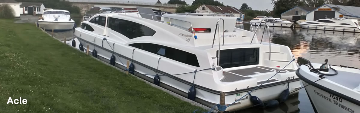 Moored at Acle bridge